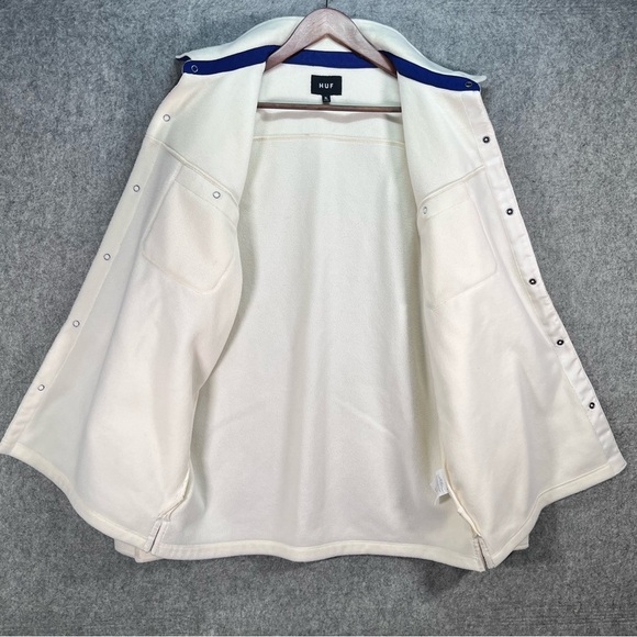 HUF Highland Polar Fleece Overshirt Size XL - Picture 4 of 13